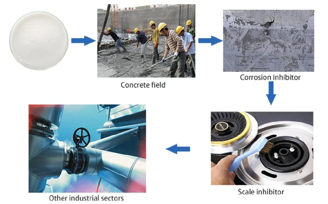 Concrete Admixtures &Mortar Admixtures Water Treatment Chemicals CAS 527-07-1 Sodium Gluconate C6h11nao7 Tech Grade Food Grade Sodium Gluconate